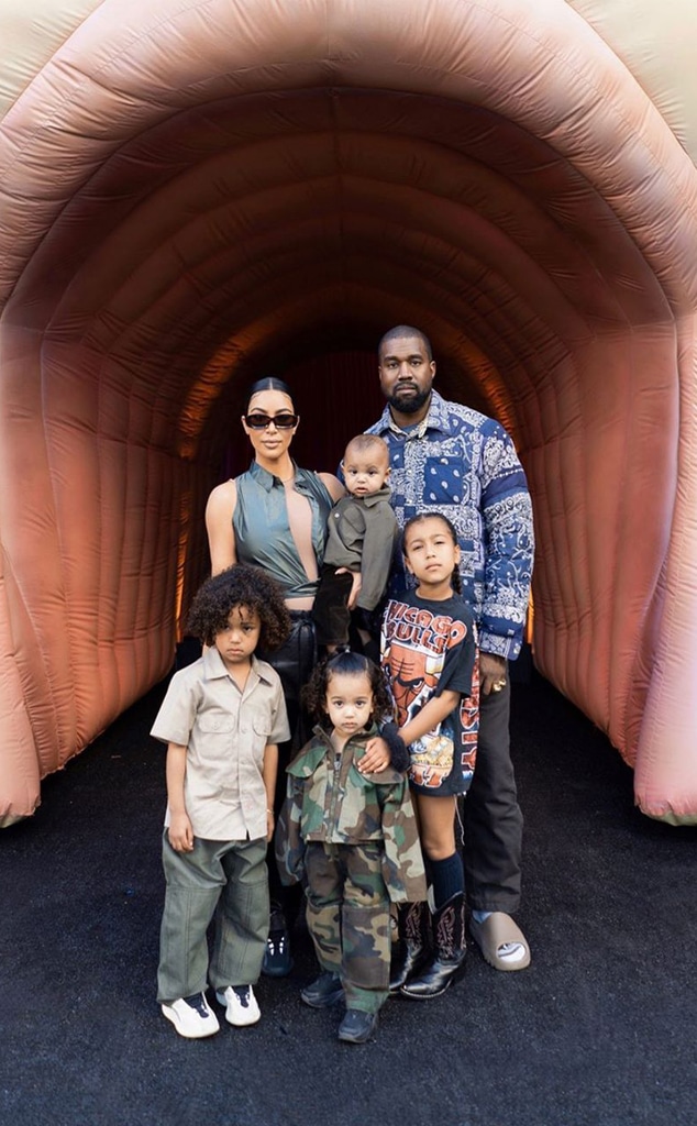 Kim Kardashian’s Son Saint Is a Total Mood In New Family Photo - E! Online